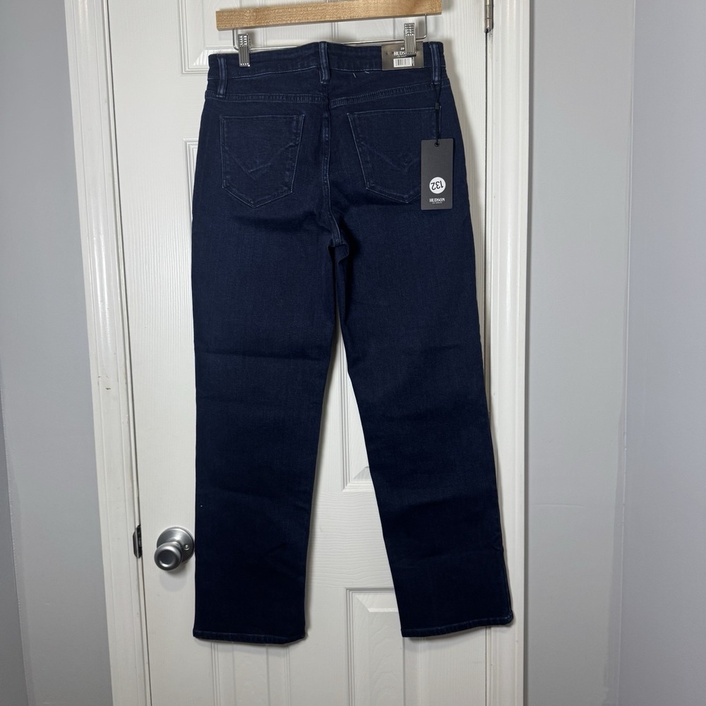 Hudson Straight Leg Midrise Ankle Jeans Size 8/29 Dark Wash NWT